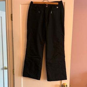 NILS Black Trousers with Silver Accents